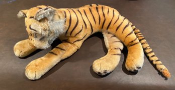 Vintage Stieff Tiger From F.A.O. Schwarz Circa 1950s Stuffed Animal With Some Love Could Be Restored