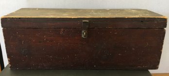 A Vintage Rustic Tool Chest