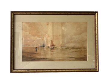 Addison Thomas Miller (1860-1913) Painting - Beach At Scheveningen, Holland