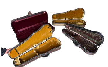 Grouping Of 4 Violin Or Viola Cases