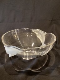 Lenox Glass Dolphin Bowl