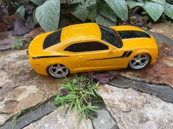 Large Yellow Sports Car