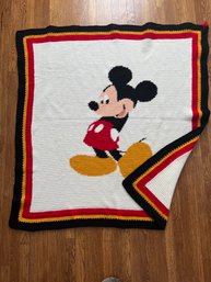 Handmade Made Mickey Mouse Blanket