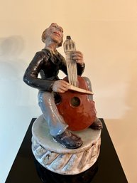 Austrian Ceramic Cello Player