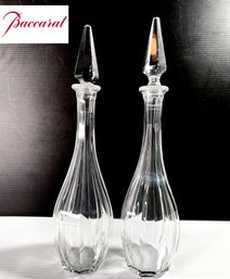 Baccarat  Fine Crystal Oil And Vinegar Bottles