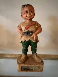 Vintage Community Chest Figurine