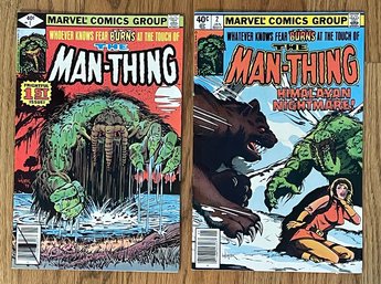 Marvel Comics The Man-Thing,  Issue 1 & 2 1979