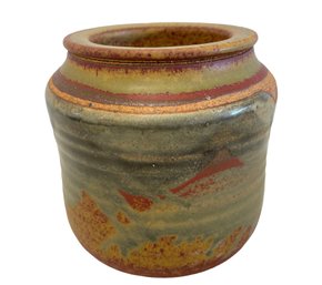 Vintage Studio Pottery Lidded Honey Jar Or Canister