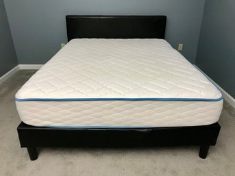 Sleek Queen Size Platform Bed