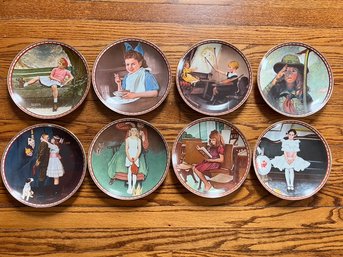 Norman Rockwell Series Of Plates, 8 In All