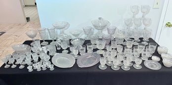 Impressive Collection Of EAPG By Richards & Hartley Glass Company - Peerless Pattern