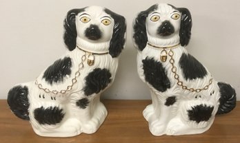 Antique PR. Ceramic, Porcelain, Dog, Figurines.