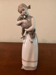 Girl With Lamb Lladro Figurine 1010