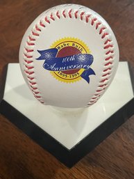 Official American League Rawlings Commemorative Photo Baseball Of Babe Ruth