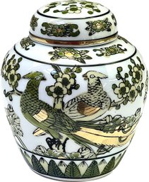 Chinese Goldimari Hand-painted Lidded Jardinier