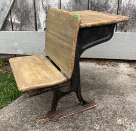 9. Antique School Desk