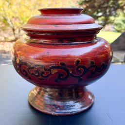 Antique Chinese Hand Painted Rice Bowl