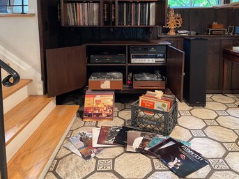 Hi Fi System And Many Records