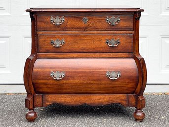 Ralph Lauren Mahogany Bombe Chest Of Drawers