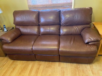 Double Leather Recliner, Electric