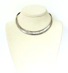 Mexico Sterling Silver Collar Necklace (LOC: F2)