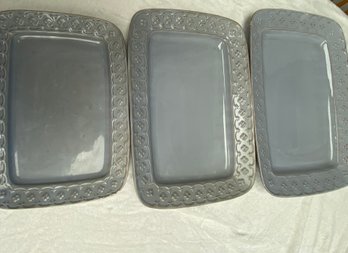 3 Nesting Serving Platters