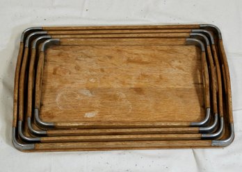 Chrissy Gray 4 Piece Nestling Tray Set