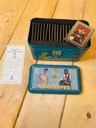 Amazing ELVIS Collectible Tin Cards In Case