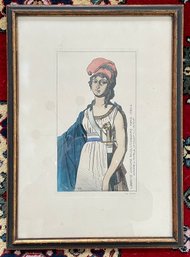 Liberte Costume Revolutionnaire - Paris 1793-4 Print By Jacquemin Raphael