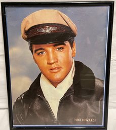 Framed Picture Of Elvis As Mike Edwards From It Happened At The Worlds Fair