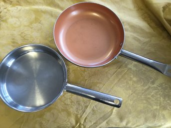 A Pair Of Skillet Pan One Made By Ekco
