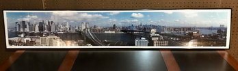 Signed And Framed Panoramic Photo Of New York City