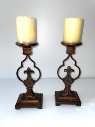 Candle Stands  And New Candles 16''