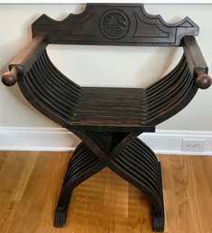 Incredible Antique Wooden Syrian Folding Chair