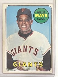 1969 Topps Willie Mays Card #190