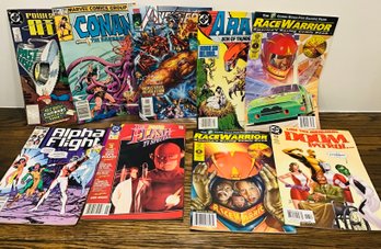 Collection Of 9 Comic Books