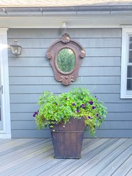 Large Garden Planter And Outdoor Mirror