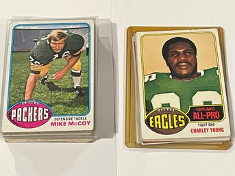 1976 Topps Football Card Lot. Over 48 Cards Total.        Very Clean Cards.     All Cards In Pictures