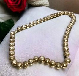 TIFFANY & Co Silver Ball Necklace