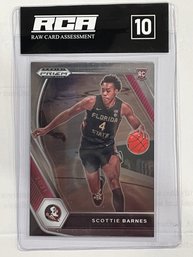 2021 Panini Prizm Scottie Barnes Rookie Card # 6   RCA Graded Gem Mint 10