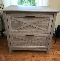 Modern BUSH FURNITURE Farmhouse Style File Cabinet