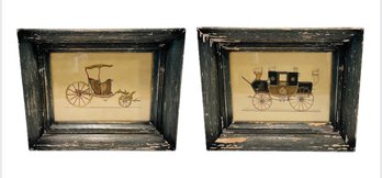 Pair  Of Coach/Buggy Prints