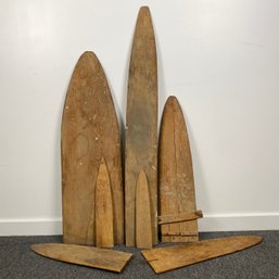 Vintage Wooden Skinning Boards