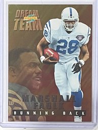 1995 Pinnacle Dream Team Marshall Faulk Card #DT8