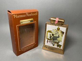 A Norman Rockwell Limited Edition Ceramic Decanter