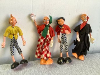 Vintage Action Figures Set Of 4