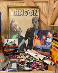 Huge HANSON Band Collection  With Autographed Poster