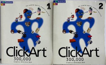 2 Vintage ClickArt Books