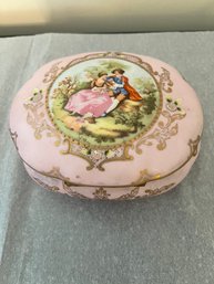 Antique Victorian Trinket Box, Note Condition