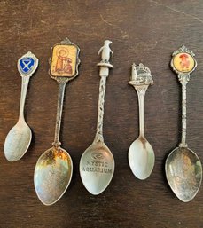 Mini Spoons-baseball Hall Of Fame, Mystic Seaport And More